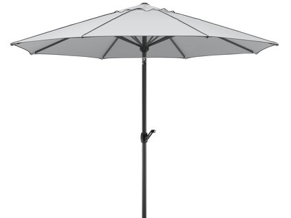 PREMIUM-Schutzhülle für Schirme cm RV anthrazitgrau und Stab mit bis 300 Ø